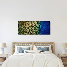 Kép - Pávatollak (120x50 cm)