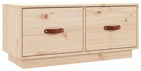 tömör fenyőfa TV-szekrény 80 x 34 x 35 cm