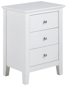 Linnea fehér éjjeliszekrény - Actona