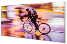 Akrilkép Kerékpár lámpa férfi 140x70 cm