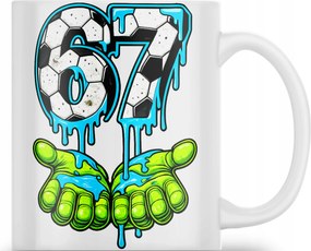 Kerámia Bögre Six Seven 67 Viral Brainrot Trend