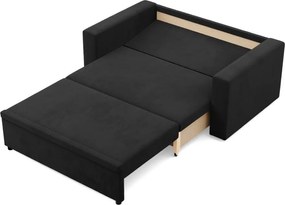 Zeus kanapé, szövet anyag, hab töltet, egyenes kartámasz, fekete