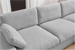 Világosszürke sarokkanapé Belair – Bobochic Paris