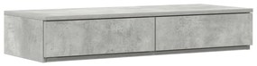 Tárolós Ágykeret Betongray 75x190 cm