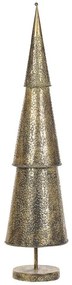 Arany Színű Karácsonyfa Alakú Dísz 114 cm KEMI Beliani