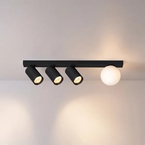 Brilagi - SELE BALL spotlámpa 3xGU10/30W/230V + 1xG9/10W fekete