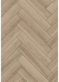 Mexen Palmdale  vinil panel minta halszálka SPC 6,5 mm, IXPE alátét 1,5 mm, 4 V-fuga, Tölgy - F1180-S