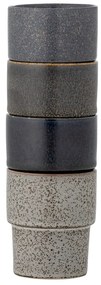 Barna kőedény eszpresszó csésze szett 4 db-os 150 ml Ewan – Bloomingville