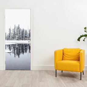 Fotótapéta ajtóra - Fehér volt (95x205cm)