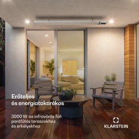 Blumfeldt Cosmic Beam Smart 30, infravörös hősugárzó, 3000 W, vezérlés applikáción keresztül, fehér