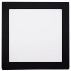 Solight WD173-B- LED Mennyezeti lámpa LED/18W/230V 3000/4000/6000K fekete szögletes