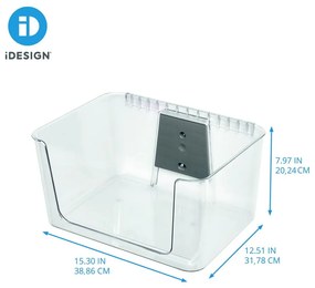 Újrahasznosított műanyag fali tárolódoboz iD Wallspace - iDesign