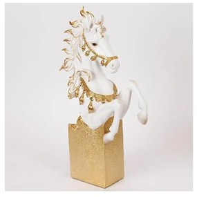 Asztali dekoráció 22x40 cm ló