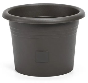 Plastia Narza öntözőedény 35 cm átmérőjű, antracitszínű, 35 cm átmérőjű