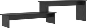 vidaXL TV szekrény garnitúra Fekete tölgy 180,5 x 30 x 43 cm Faanyag