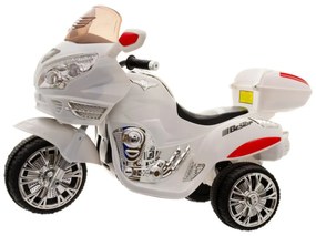 Euro Baby Újratölthető motorkerékpár - fehér