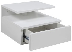 AVA éjjeli szekrényke, fehér színben