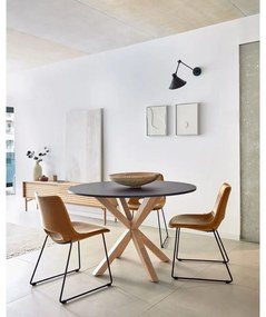 Kerek étkezőasztal üveg asztallappal ø 120 cm Argo – Kave Home