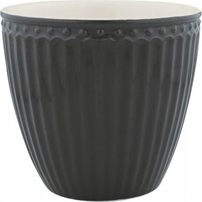 Porcelán Bögre latte Alice Dark Grey Green Gate, 250 ml