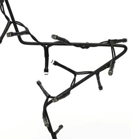 karácsonyi csillag fénydekoráció 3 cövekkel 50 LED 29 cm