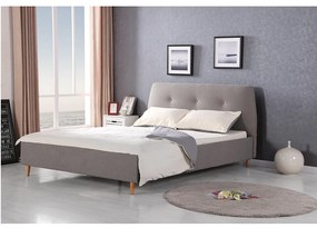 Doris ágy 160 × 200 cm, szürke