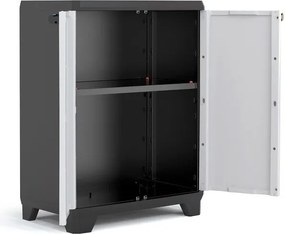 LINEAR BASE Szekrény 90 x 68 x 39 cm fekete+világos szürke