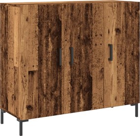 vidaXL antik fa színű szerelt fa tálalószekrény 90 x 34 x 80 cm