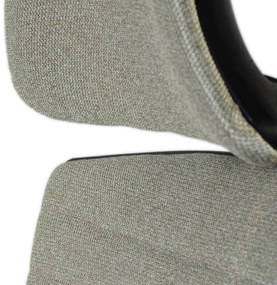 Ello ergonómikus szövet irodai forgószék deréktámasszal, fejtámasszal