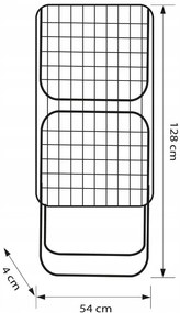 Erga Model 101, ruhaszárító 177x54x91 cm, fehér, ERG-SEP-10SUSSTMOD101