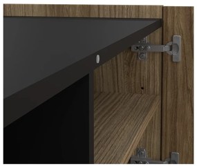 Barna TV-állvány tölgyfa dekorral 147x54x41 cm Bergen – Tvilum