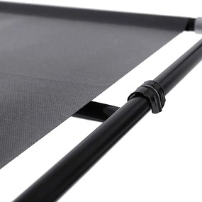 CLOSET hordozható szövet szekrény, gardróbszekrény, 150x175x45cm, szürke SongmicsHome