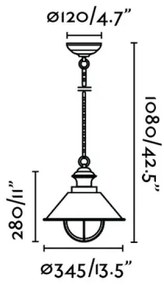 FARO 71139 - Kültéri lámpa NAUTICA 1xE27/11W/230V