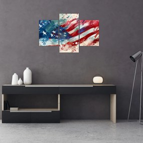 Kép - Az USA zászlaja (90x60 cm)