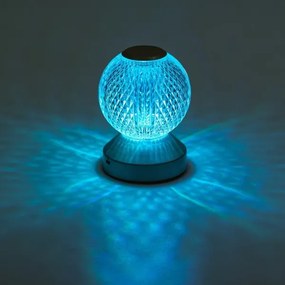 Aigostar-LED RGB Dimmelhető újratölthető asztali lámpa LED/1W/5V 1800mAh 13,5cm + távirányító
