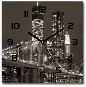 Négyzetes üvegóra Manhattan new york city pl_zsk_30x30_c-f_80217488