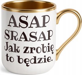 Prémium bögre Arany Asap Srasap Vicces Ajándék