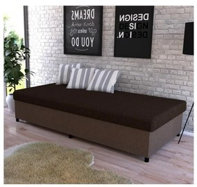 CORY kárpitozott heverő tárolóval 80x200 barna