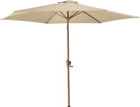 ROJAPLAST Napernyő dönthető WOOD 3 m bézs