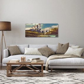 Kép - Középkori vár (120x50 cm)