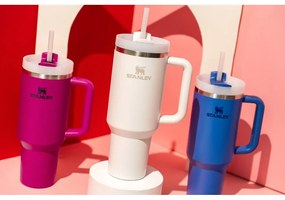 Fehér termosz 1,18 l Quencher H2.O FlowState Tumbler Frost – Stanley
