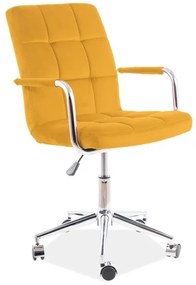 Irodai szék Q-022 curry bársony 68