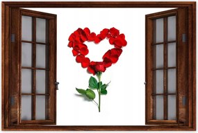 Poszterek 60x40 Rózsaszív Bizonyíték Szerelem