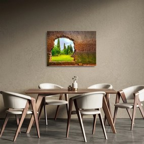 Üveg kép - Édenkert (70x50 cm)