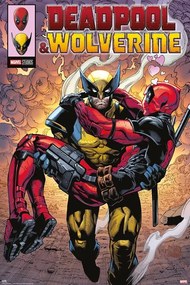 Plakát Marvel - Deadpool & Wolverine