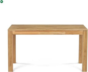 Tömör Tölgy Étkezőasztal 140×80 cm. DS-H140 DUB