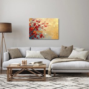 Üveg kép - Virágzó fa (70x50 cm)