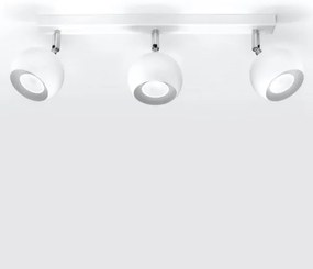 Sollux SL.0439 - Mennyezeti spotlámpa OCULARE 3xGU10/10W/230V