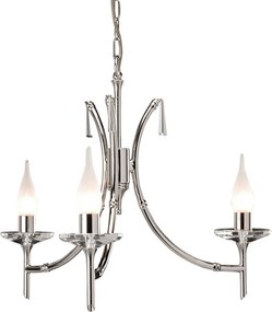 Elstead Lighting BRIGHTWELL BR3-NICKEL Csillár 3x40W/G9