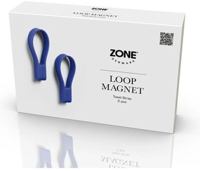 Kék szilikon akasztó szett 2 db-os Loop – Zone