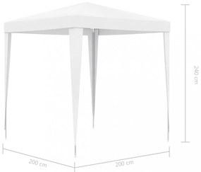 fehér rendezvénysátor 2 x 2 m